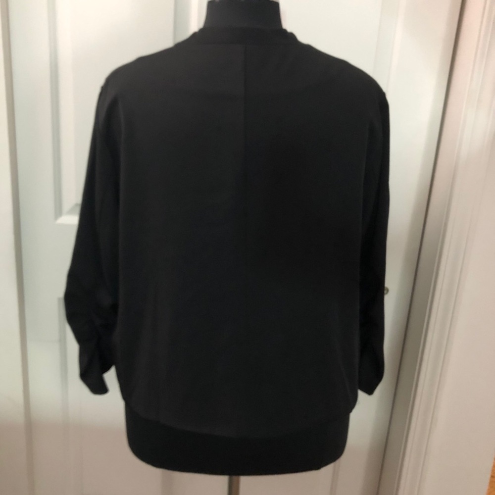 Plus Size Open Front Blazer - Picture 3 of 6